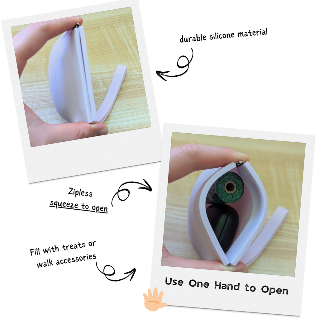 One-Hand Dog Treat Training Pouch